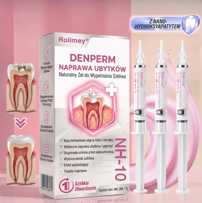 Rolimey® DenPerm – Naravni gel za zapolnitev skleninskih defektov pri kariesu🐸