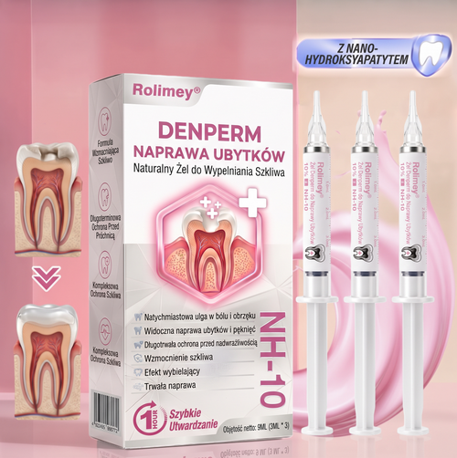 Rolimey® DenPerm – Naravni gel za zapolnitev skleninskih defektov pri kariesu🐸