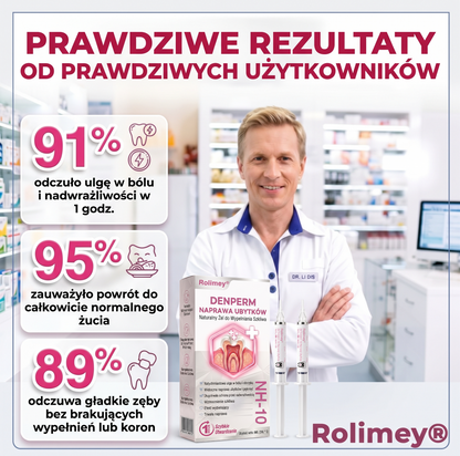 Rolimey® DenPerm – Naravni gel za zapolnitev skleninskih defektov pri kariesu🐸