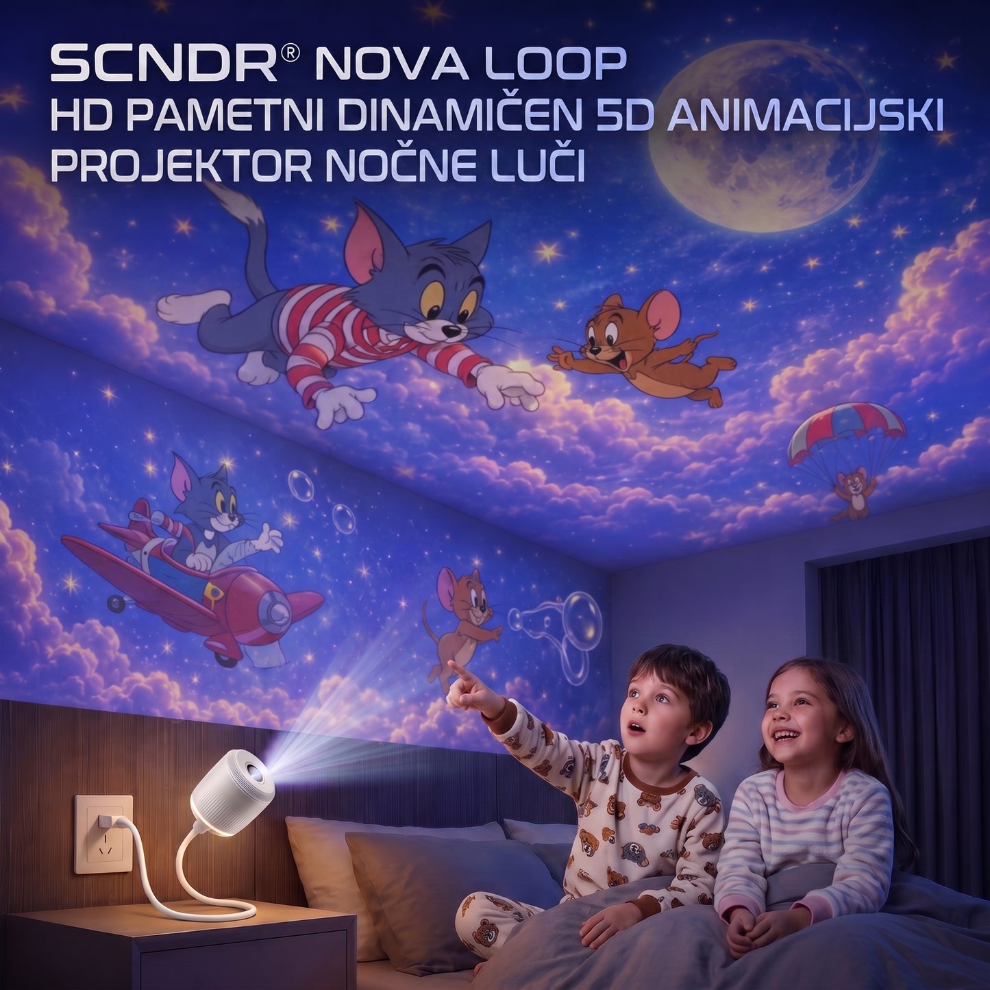 Nočni projektor SCNDR®🐭